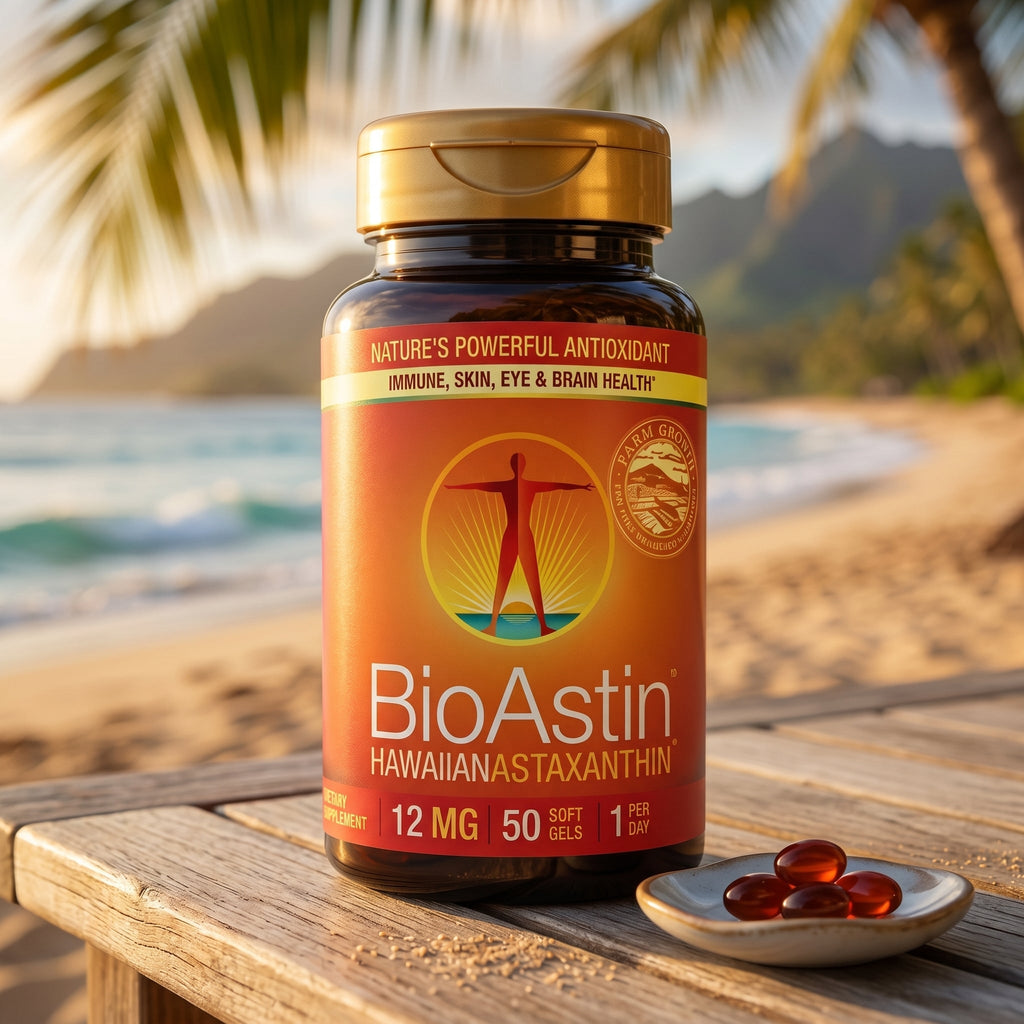 Nutrex BioAstin Hawaiian Astaxanthin 12 mg – Natural Antioxidant Softgels