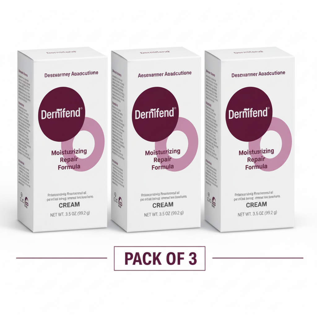 DerMend Moisturizing Bruise Formula Cream 4.5 oz Pack of 3